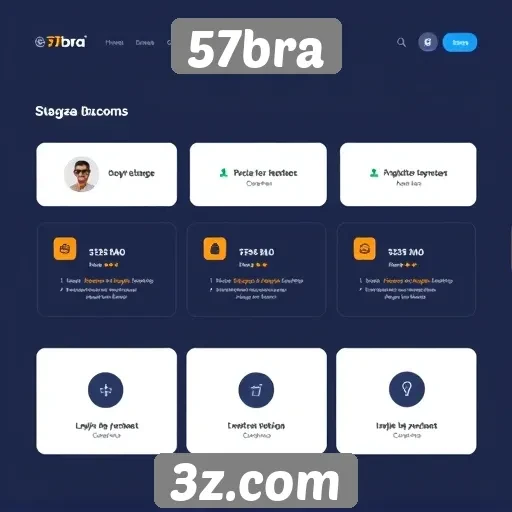 Análise dos recursos de interação no site 57bra