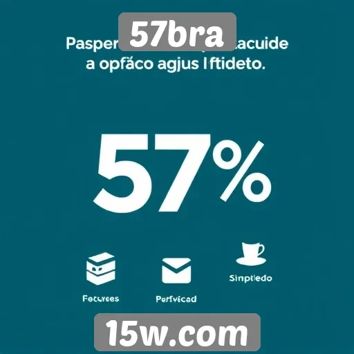 As opções de pagamento do 57bra são diversificadas